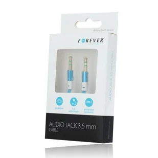 Kabel Audio Mini Jack 3,5mm Aux Gold Płaski - Kable komputerowe i do monitorów - miniaturka - grafika 4