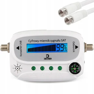 Cyfrowy Miernik Sygnału Satelitarnego Finder LCD - Akcesoria TV-SAT - miniaturka - grafika 11