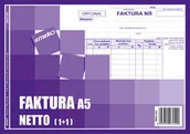Druki akcydensowe - Emeko Tomecki I Płaczek S.k.a Druk Faktura FV netto A5 1+1 - miniaturka - grafika 1