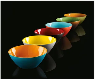 Guzzini My Fusion Miska Szaro-Żółta Średnica 25,0 2814.25.141 - Miski i półmiski - miniaturka - grafika 8