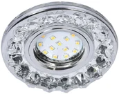 Oprawy, klosze i abażury - Candellux Oprawa stropowa KRYSZTAŁ IP20 chrom GU10 - miniaturka - grafika 1