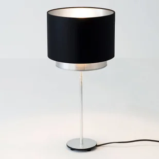 Hollander Lampa stołowa Mattia, chintz czarna/srebrna - Lampy stojące - miniaturka - grafika 2