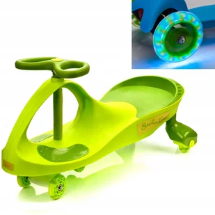 Jeździk Grawitacyjny Car Koła Led Zielony - Akcesoria rowerowe - miniaturka - grafika 2