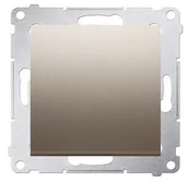 Wyłączniki światła i elektryczne - Kontakt Kontakt_Simon Łącznik jednobiegunowy (moduł) 16AX. 250V. zaciski śrubowe złoty mat DW1A.01/44 - miniaturka - grafika 1