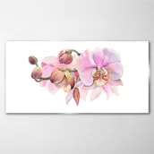 Obrazy i zdjęcia - PL Coloray Obraz Szklany Akwarela kwiat orchidea 140x70cm - miniaturka - grafika 1