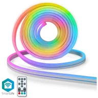 Taśmy LED - Nedis Nedis WIFILN51CRGB-LED RGB Ściemniana taśma SmartLife 6m 32W/230V Wi-Fi IP65+ pilot - miniaturka - grafika 1