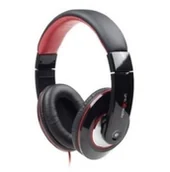 Słuchawki - Gembird Boston MHS-BOS czarno-czerwone - miniaturka - grafika 1