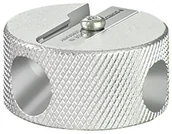 Temperówki - Staedtler 510 25BK karta podwójne temperówka wykonana z magnezu, 1 sztuki na blistrze firmy C Mars metalowy, w kolorze srebrnym 510 25BK-C - miniaturka - grafika 1