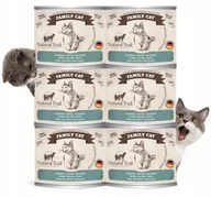 Mokra karma dla kotów - Natural Trail Natural Trail Family z Indykiem Kaczką i Łososiem Bezzbożowa 200 g Z004689 - miniaturka - grafika 1