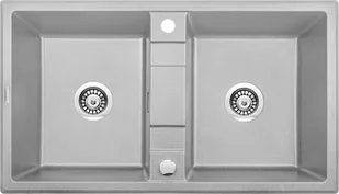 Deante ERIDAN ZQES203 szary - Zlewozmywaki - miniaturka - grafika 2