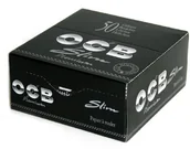 Pozostałe akcesoria barmańskie - OCB Zszywacz Chen Papers  Premium Slim  50  32 arkuszy papieru o długości  , czarny, 1 - opakowanie 2000 - miniaturka - grafika 1