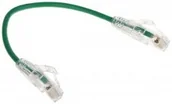 Kable - ABCVISION Patchcord RJ45/6/0.2-G-THIN kat6 zielony 0.2m RJ45/6/0.2-G-THIN - miniaturka - grafika 1