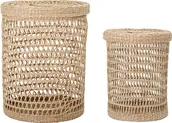 Pudła i pojemniki do przechowywania - Bloomingville Kosze do przechowywania Connie z trawy morskiej 2 szt. 82048403 - miniaturka - grafika 1