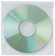 Pudełka i akcesoria na płyty CD - Q-CONNECT Koperty na płyty CD/DVD 50szt., transparentny KF02207 - miniaturka - grafika 1