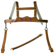 Akcesoria do wózków - Sunnybaby Sunny Baby 10381  z zabezpieczeniem przed dziećmi pasek ze skóry z motywem wytłaczania, skóra, naturalny - miniaturka - grafika 1