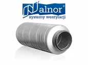 Akcesoria do wentylacji i klimatyzacji - Alnor Tłumik akustyczny prosty 150mm z izolacją 50mm (900mm) SIL-50-150-900 - miniaturka - grafika 1