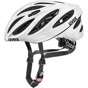 Kaski rowerowe - UVEX Boss Race White 52 56 - miniaturka - grafika 1