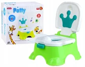 Nocniki - Tron Grający Nocnik dla królewny 2w1 ZA2191 Zi - miniaturka - grafika 1