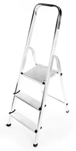 996 99674632 Drabina domowa aluminiowa jednostronna 4 stopniowa wysokość robocza 2,90m) 74632-uniw - Drabiny - miniaturka - grafika 2