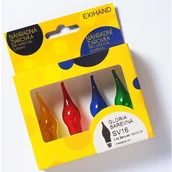 Pozostałe akcesoria świąteczne - Exihand ZESTAW 4x Żarówka zapasowa GLORIA E10/14V/0,1A kolorowa - miniaturka - grafika 1