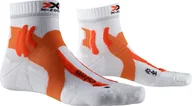 Skarpetki sportowe męskie - X-Socks XSOCKS Skarpetki biegowe MARATHON biało-pomarańczowe - miniaturka - grafika 1