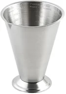 Pozostałe akcesoria kuchenne - Weis 18576 kubek z miarką stożkowy 600 ML, stal nierdzewna, srebrna, 12.5 x 12.5 x 15 cm 18576 - miniaturka - grafika 1