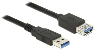 Delock Przedłużacz USB 3.0 3m AM-AF czarny (85057) - Kable USB - miniaturka - grafika 2