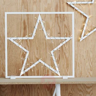 Markslojd Biała lampa dekoracyjna LED Trenton - Oświetlenie świąteczne - miniaturka - grafika 3