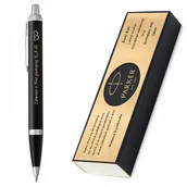 Gadżety dla niej i dla niego - Murrano Długopis Parker IM Black CT GRAWER i ETUI PAR-048-A_PRPD-J - miniaturka - grafika 1
