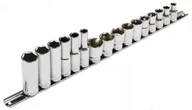 Klucze i nasadki - Sata Zestaw 16 kluczy nasadowych 1/2" na listwie 09520 09520 - miniaturka - grafika 1