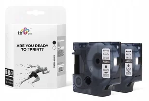 DYMO RHINO tb print TB Print Taśma TBTD-40913 do Czarny na Białym 9x7mm 2 szt TBTD-40913 - Dodatki do drukarek i skanerów - miniaturka - grafika 2