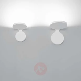Designerski kinkiet LED Rea 17 w kolorze białym - Lampy ścienne - miniaturka - grafika 3