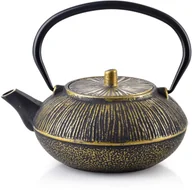 Dzbanki i imbryki - ALOR DZBANEK 800ml CZARNO-ZŁOTY COOKINI - miniaturka - grafika 1