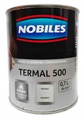 Farby zewnętrzne - Nobiles Termal 500 Srebrny 0,7L termoodporna farba - miniaturka - grafika 1