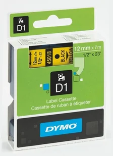 Dymo ETYKIETA D1 12mmx7m CZARNY/ŻÓŁTY S0720580 - Etykiety do drukarek - miniaturka - grafika 5