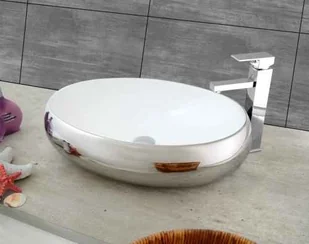 Rea Melania Silver 60x40 (REAU0418) - Umywalki - miniaturka - grafika 2