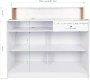 ACTIVESHOP GABBIANO RECEPCJA PEARL BIAŁA - Lady recepcyjne - miniaturka - grafika 12