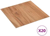 Panele podłogowe - VidaXL Lumarko Samoprzylepne panele podłogowe, 20 szt., PVC, 1,86 m, drewno! 330163 VidaXL - miniaturka - grafika 1