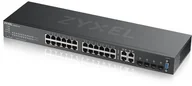 Switche - Zyxel GS2220-28 24xGbE L2 Switch GbE Uplink 1Y NCC Pro Pack Lic GS2220-28-EU0101F GS2220-28-EU0101F - miniaturka - grafika 1