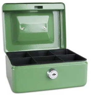 Donau Kasetka na pieniądze , mała, 152x80x115mm, zielona 5231001PL-06 - Sejfy i kasy pancerne - miniaturka - grafika 3