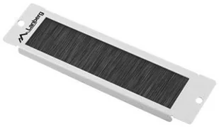 Lanberg Panel szczotkowy 10 cali AK-1104-S montowany w przepustach kablowych, szary - Akcesoria do szaf serwerowych - miniaturka - grafika 2