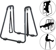 Poręcze i drążki do podciągania - Homcom HOMCOM DRĄŻEK DO PODCIĄGANIA I ĆWICZEŃ stal czarny - miniaturka - grafika 1