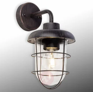 Brilliant Oświetlenie Carlisle Zewnętrzny kinkiet Rudy, 1-punktowy 96288/55 - Lampy ogrodowe - miniaturka - grafika 2