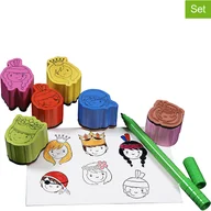 Zabawki kreatywne - SUNNYSUE 6-częściowy zestaw stempli - 3+ - miniaturka - grafika 1