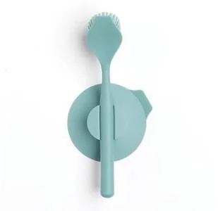 Brabantia Szczotka do mycia naczyń z uchwytem miętowa 117602 - Suszarki do naczyń - miniaturka - grafika 2