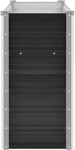 vidaXL Donica ogrodowa, antracytowa, 160x40x77 cm, galwanizowana stal - Donice - miniaturka - grafika 5