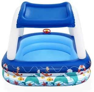 Bestway Basen Dmuchany Z Daszkiem 213 x 155 x 132 cm 54370 LT-10627-0 - Baseny ogrodowe - miniaturka - grafika 4