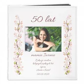 Albumy fotograficzne - NA Murrano Album z Okienkiem Prezent Dla Niej Urodziny Nadruk ALB-BO-BK-UV-015 - miniaturka - grafika 1