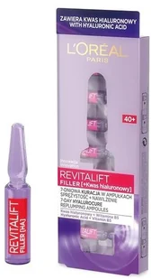 L'oreal Paris L'oreal Paris, Revitalift Filler, kuracja przeciwzmarszczkowa w ampułkach 40+, 7 ampułek - Kremy do twarzy - miniaturka - grafika 4