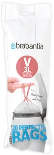 Brabantia Worki na śmieci Rozmiar V 3L - 20 szt - Worki na śmieci - miniaturka - grafika 3